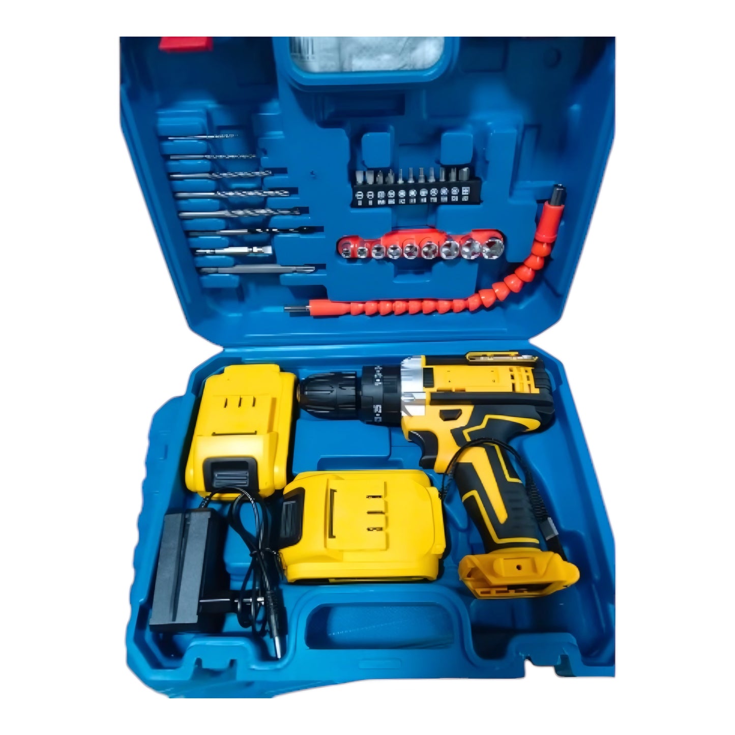 Atornillador y Taladro Inalámbrico 28V 2 Baterías multifuncion