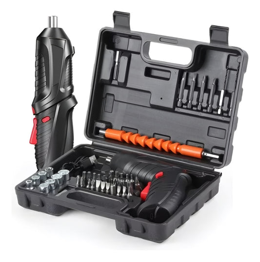 Atornillador inalámbrico recargable + linterna pack