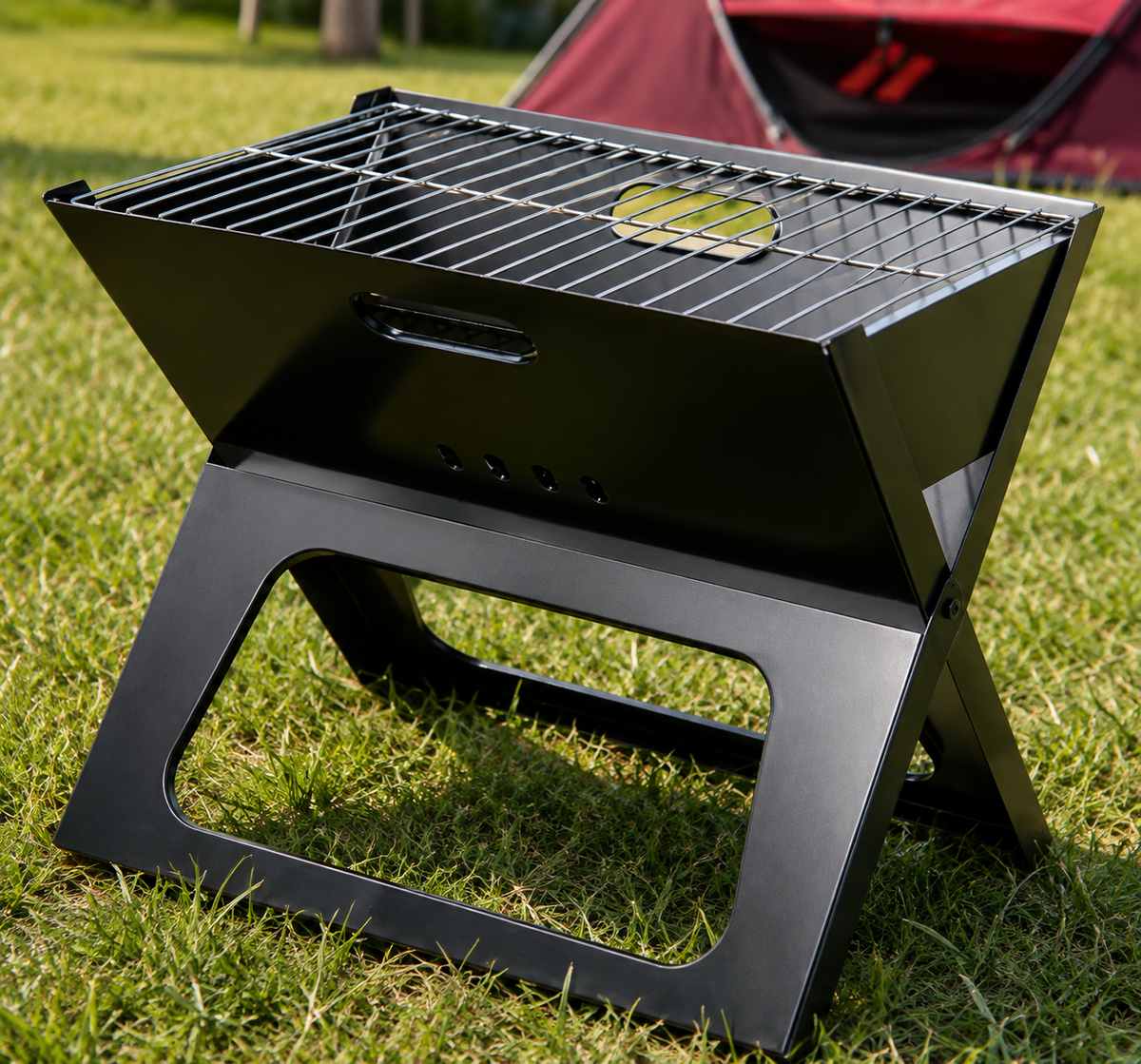 Parrilla Plegable Portátil 44x36x28cm