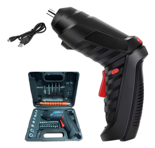 Atornillador inalámbrico recargable + linterna pack