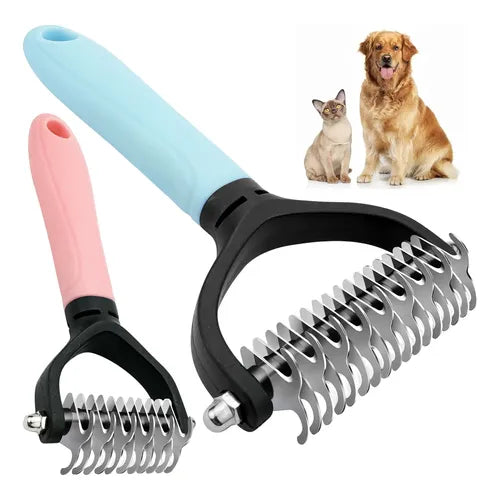 Cepillo saca pelos, nudos y desenredante de perros y gatos